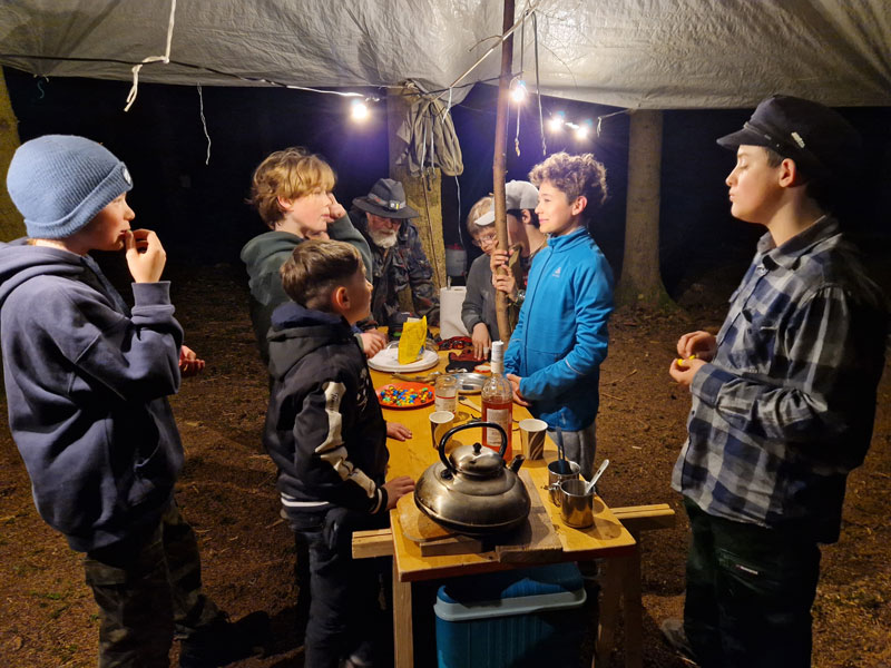Stage bivouac enfants - Stcamps