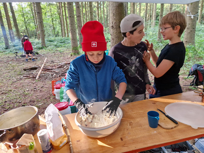 Stage bivouac enfants - Stcamps