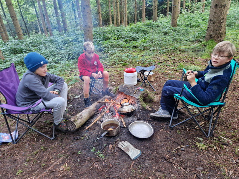 Stage bivouac enfants - Stcamps