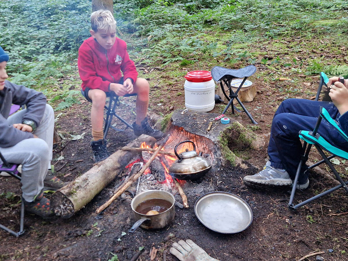 Stage bivouac enfants - Stcamps - header