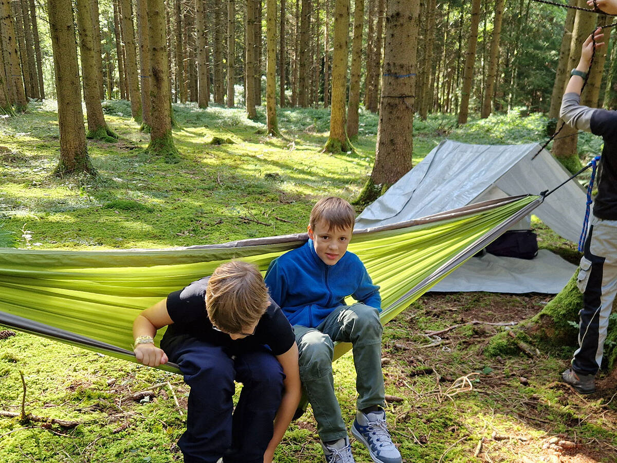Stage bivouac enfants - Stcamps - header