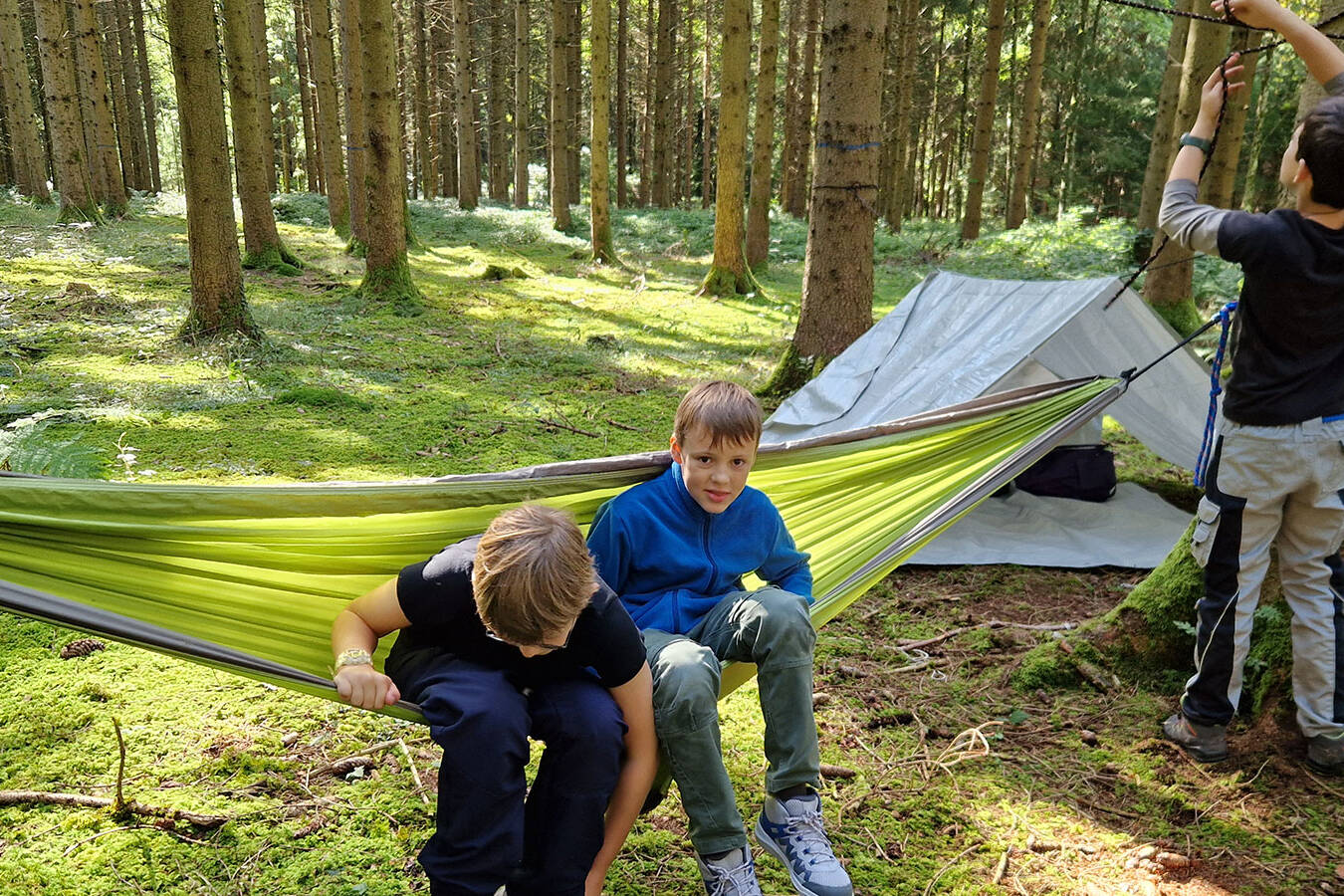 Stage bivouac enfants - Stcamps - header