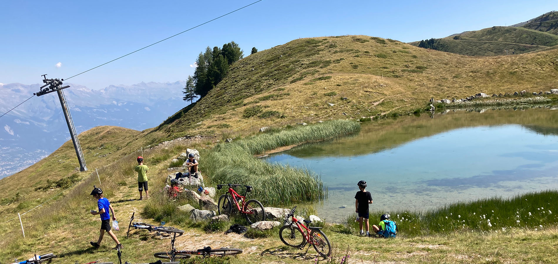 Camps VTT Champ&eacute;ry valais - STcamps - camps vacances pour les jeunes